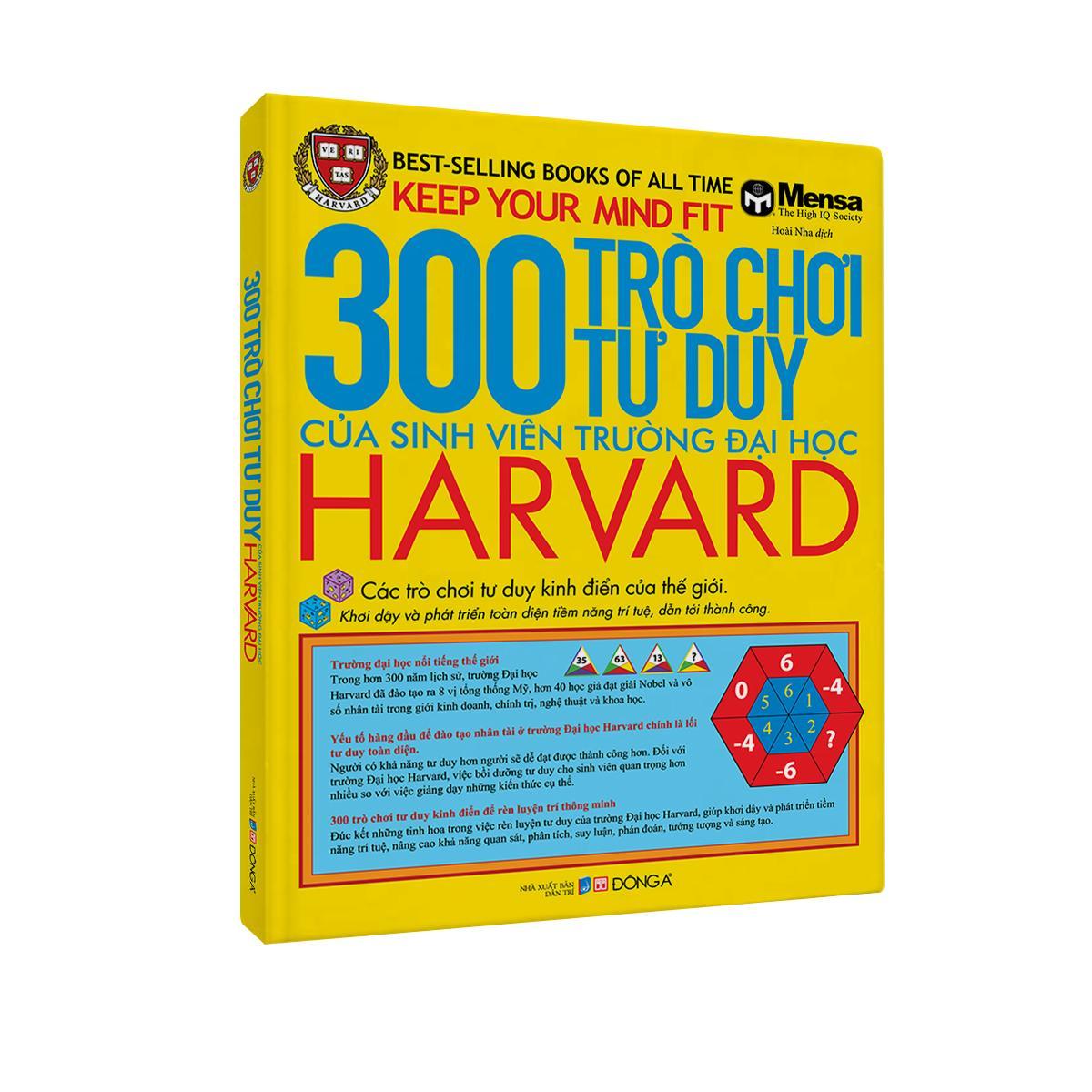 Sách - 300 Trò Chơi Tư Duy Của Sinh Viên Trường Đại Học Harvard - Đông A