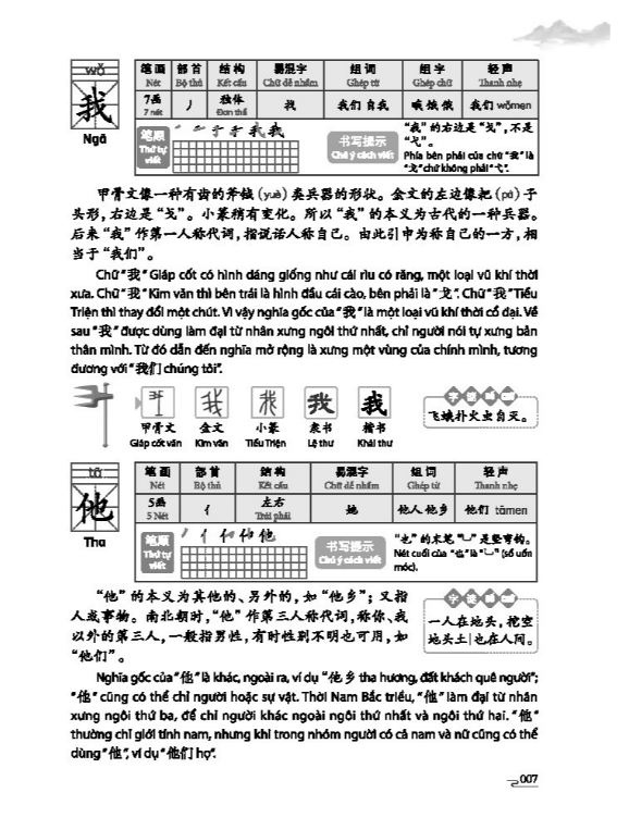 Sách - Tự học 3500 chữ hán sơ cấp - quyển thượng (giải thích bằng tranh)