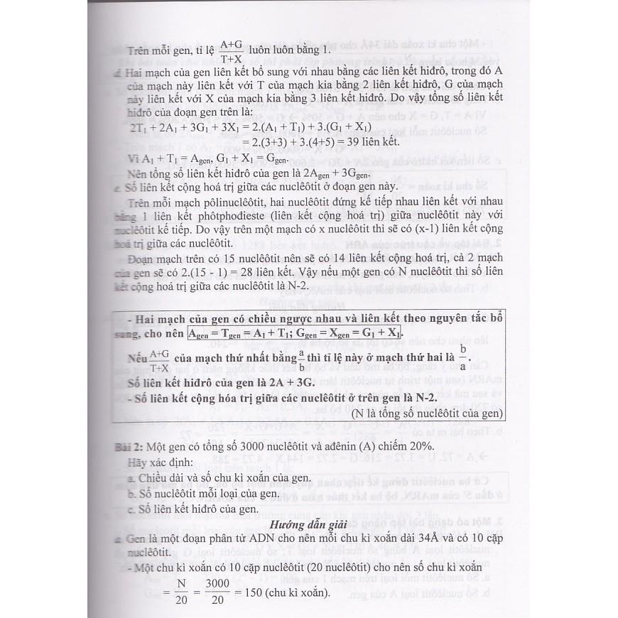 Sách - Phương pháp giải nhanh các dạng bài tập Sinh học (Phan Khắc Nghệ) (HA-MK)