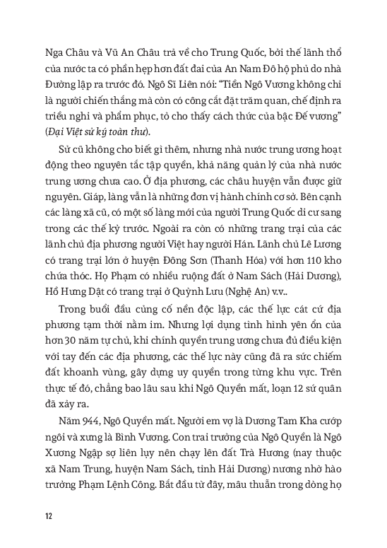 Hỏi Đáp Lịch Sử Việt Nam, Tập 2: Nước Việt Nam Dưới Đời Ngô, Đinh, Tiền Lê, Lý, Trần, Hồ