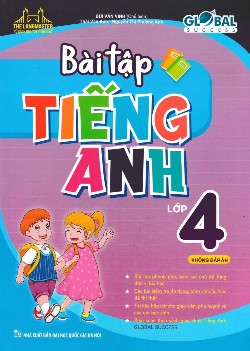 Global Success - Bài Tập Tiếng Anh 4 - Không Đáp Án