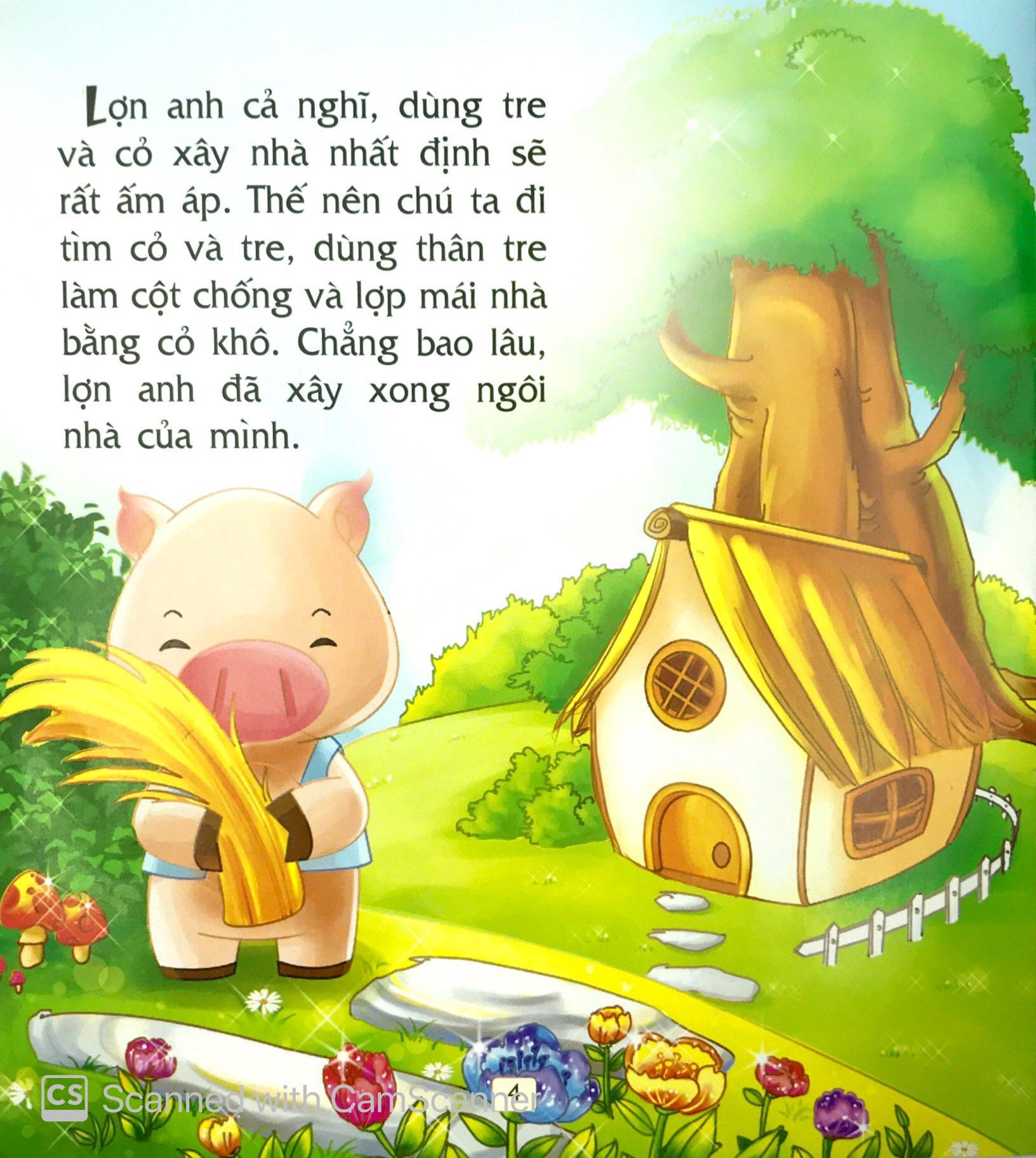 Truyện Cổ Tích Thế Giới Hay Nhất - Ba Chú Lợn Con (Tái Bản 2018)