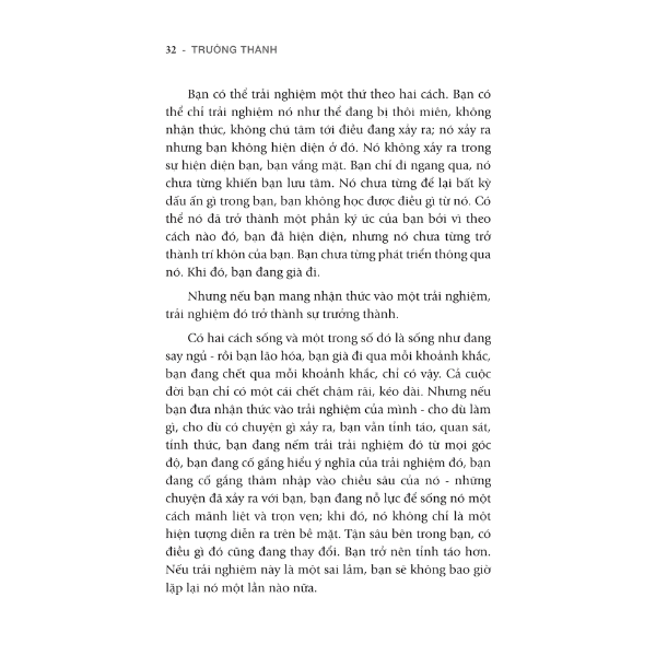 Sách Trưởng thành - Osho