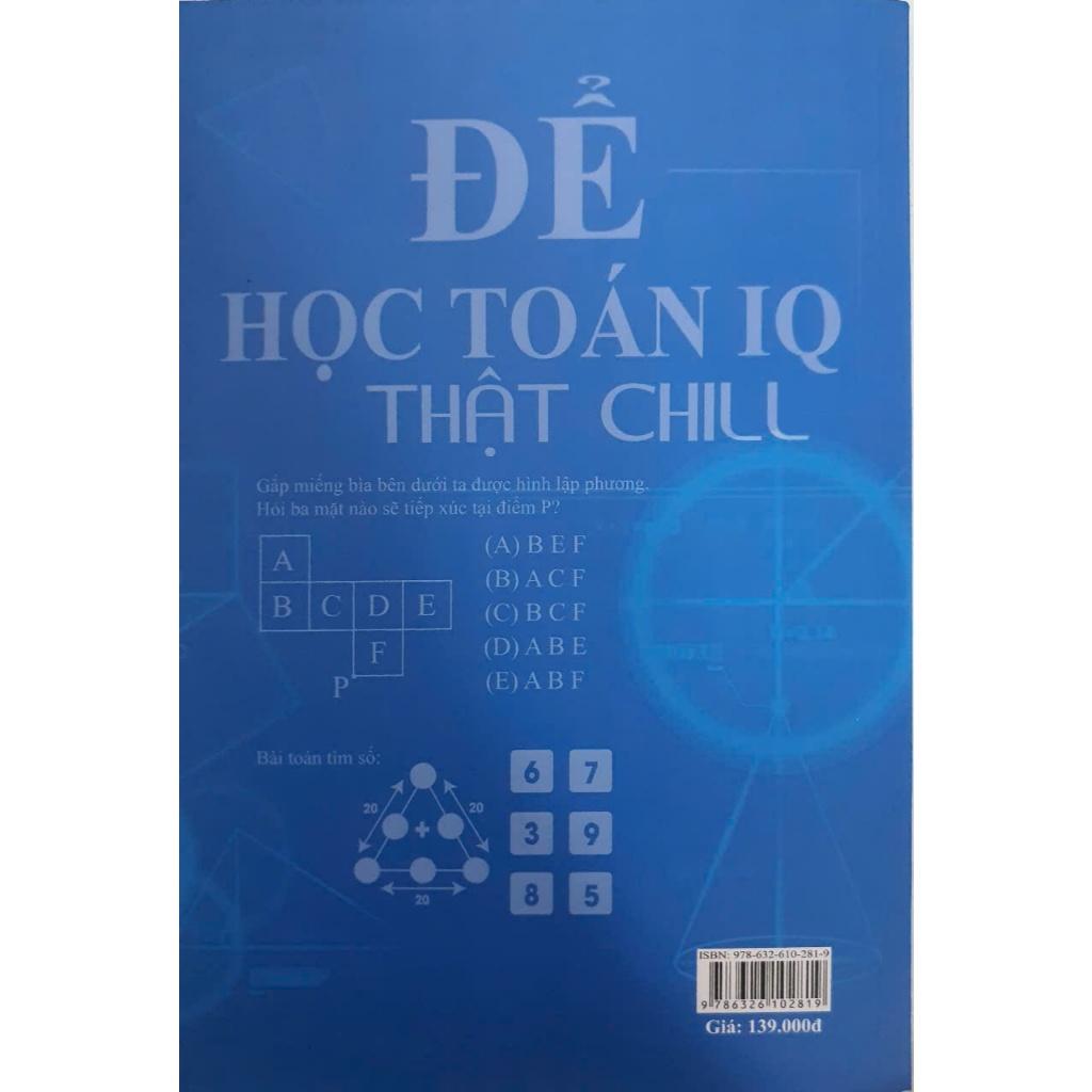 Sách - Để Học Toán IQ Thật Chill