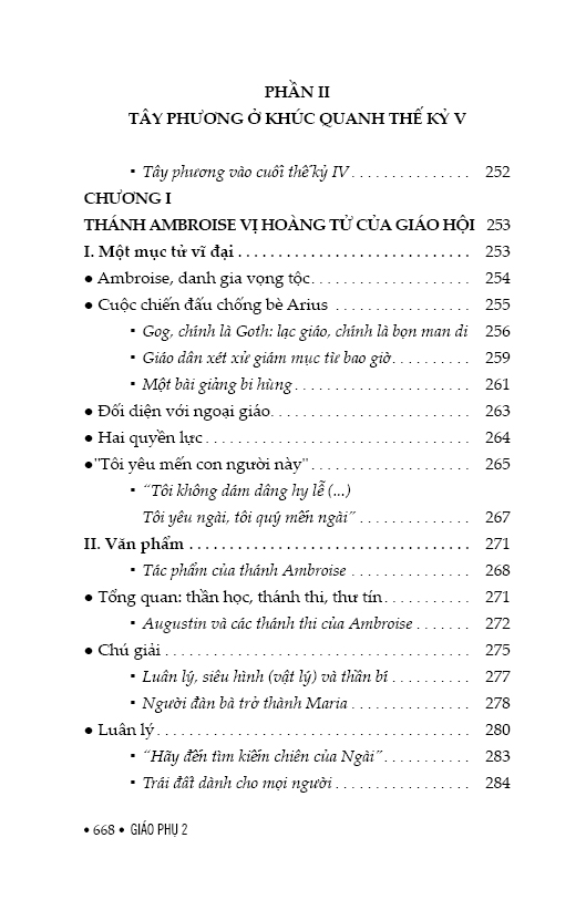 GIÁO PHỤ - Tập II - Thế Kỷ IV-VIII