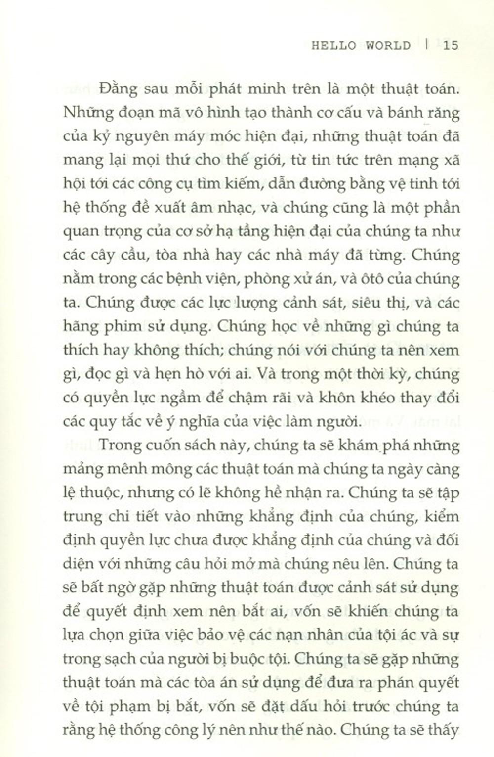Hello World- Làm Người Trong Kỷ Nguyên Máy Móc