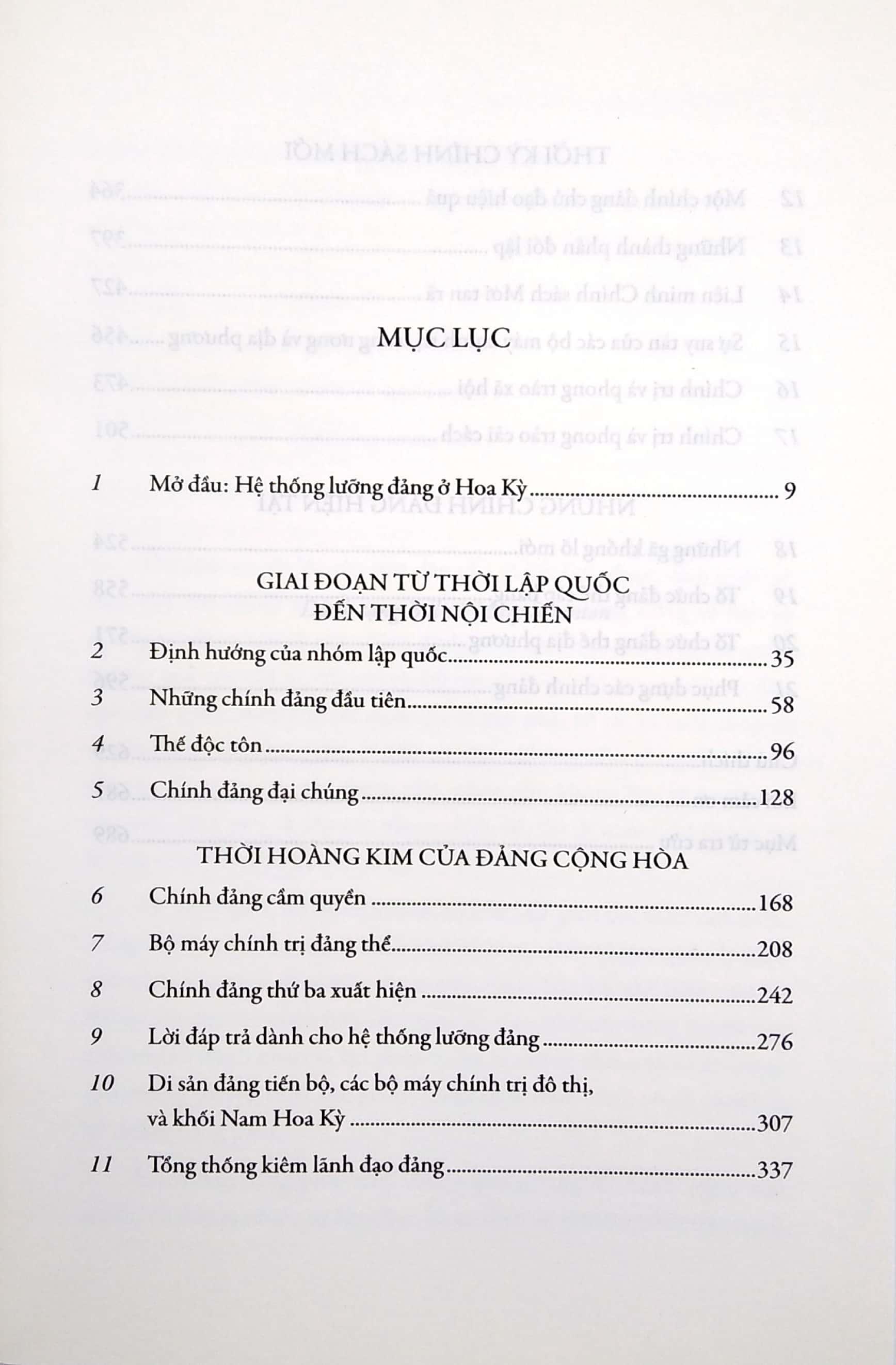 Chính Trường Hoa Kỳ: Lịch Sử Đảng Phái