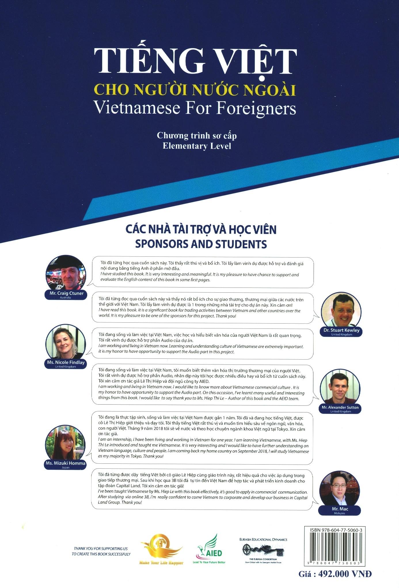 Tiếng Việt Cho Người Nước Ngoài - Sơ Cấp (Kèm CD)