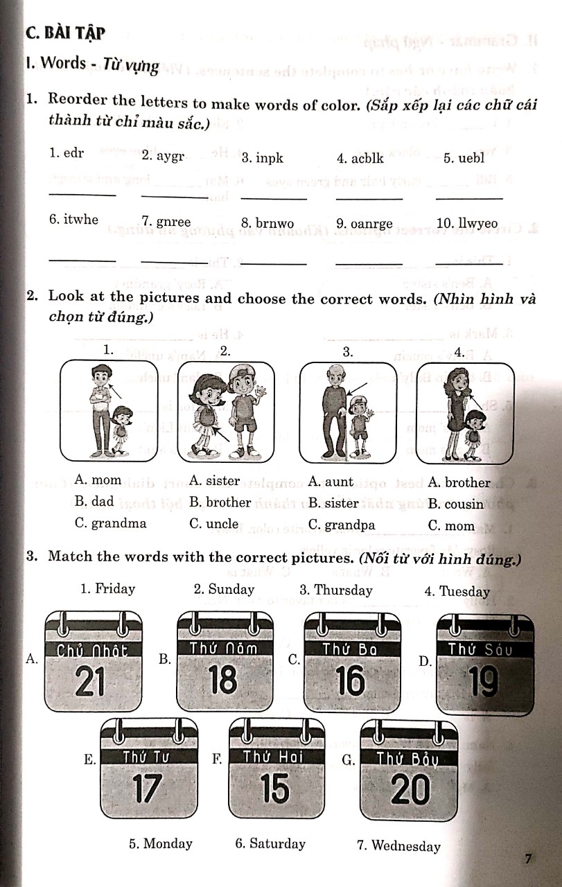 Bài Tập Tiếng Anh 4 (Biên Soạn Theo Bộ Sách Family And Friends 4 National Edition - 2023)