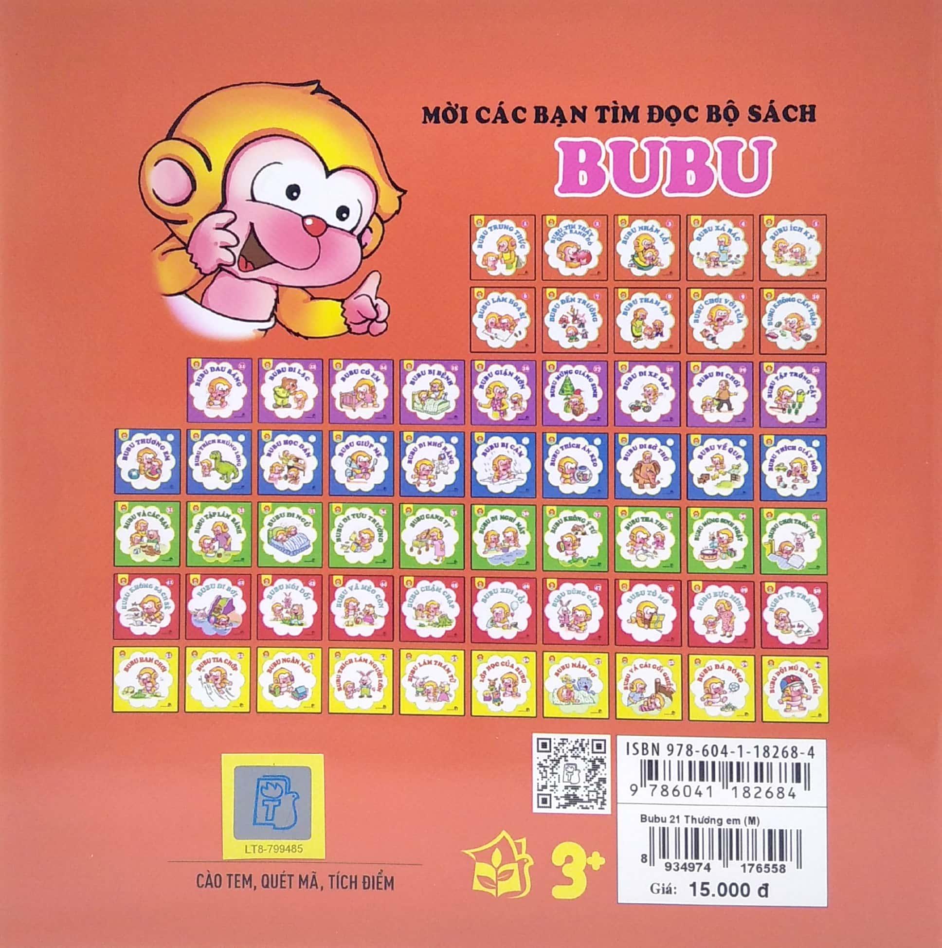 Bé Học Lễ Giáo - Bubu Tập 21: Thương Em (Tái Bản 2022)