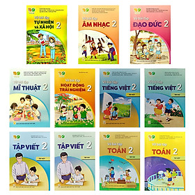 Bộ Vở bài tập Lớp 2- Kết Nối Tri Thức Với Cuộc Sống (11 quyển- Kèm bìa nilong bao sách)