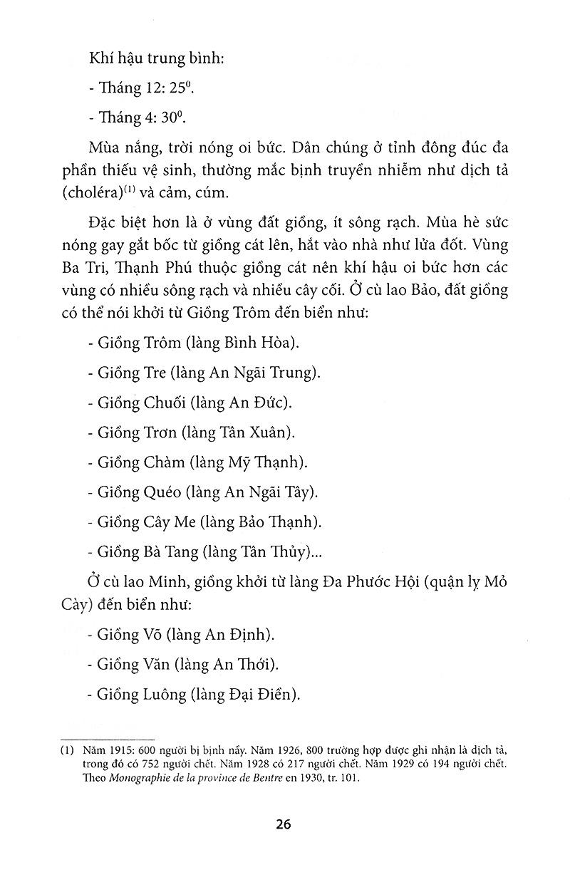 Tỉnh Bến Tre Trong Lịch Sử Việt Nam Từ Năm 1757 Đến 1945