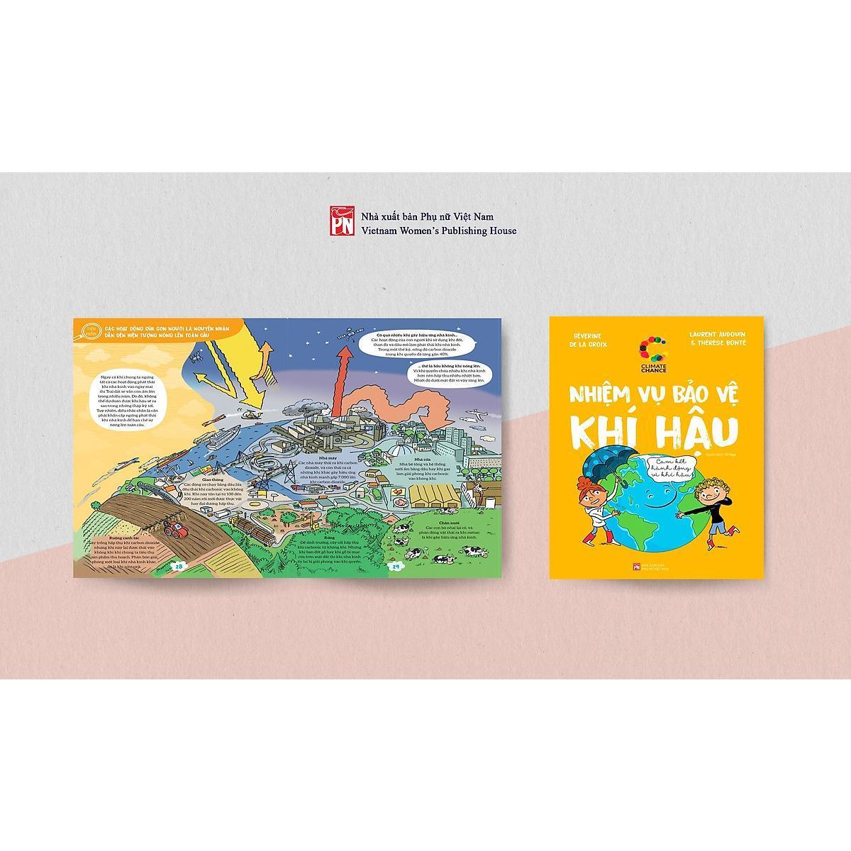Sách - Nhiệm Vụ Bảo Vệ Khí Hậu - NXB Phụ Nữ