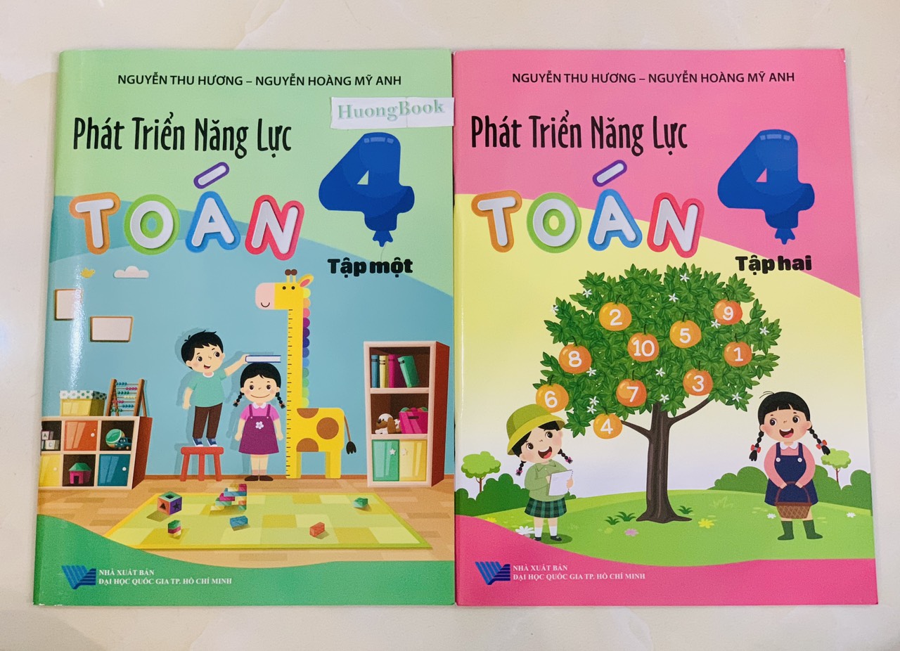Sách - Combo Phát triển năng lực Toán 4 tập 1 + 2 (KP)