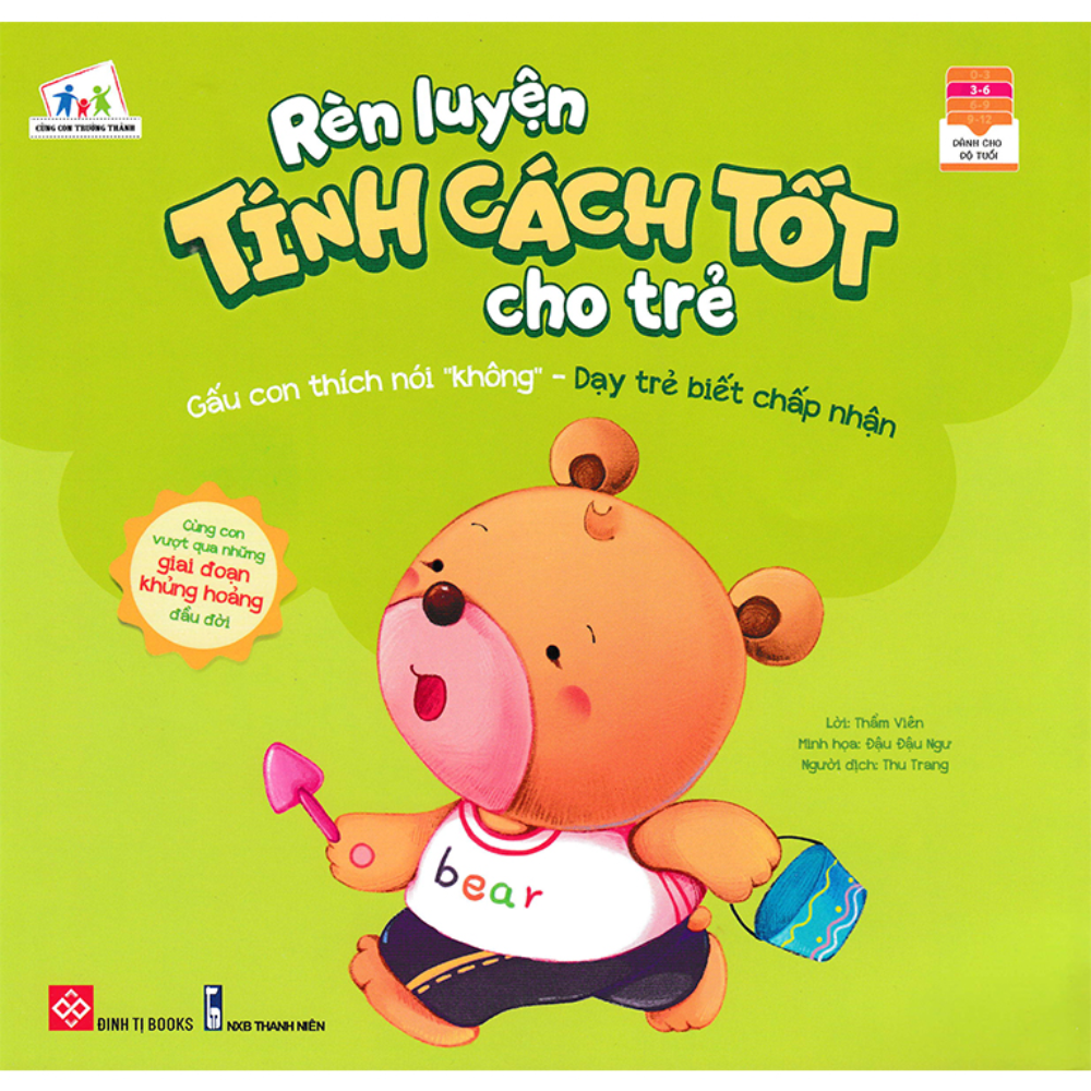 Rèn luyện tính cách tốt cho trẻ - Gấu con thích nói không - Dạy trẻ biết chấp nhận