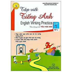 Tập Viết Tiếng Anh Lớp 1 - Tập 2 (Chương Trình Mới)
