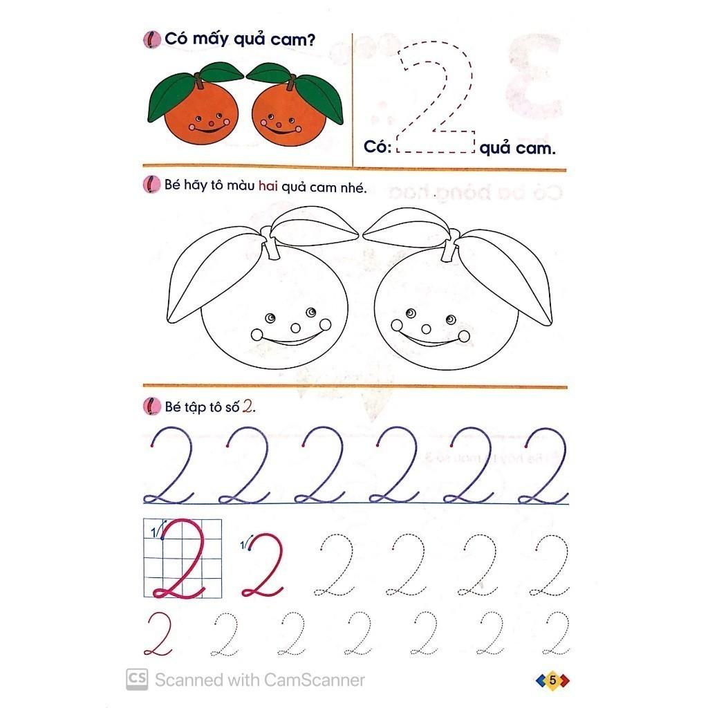 Nhận Biết Và Làm Quen Với Chữ Số (Dành Cho Trẻ 4-5 Tuổi) - Bản Quyền