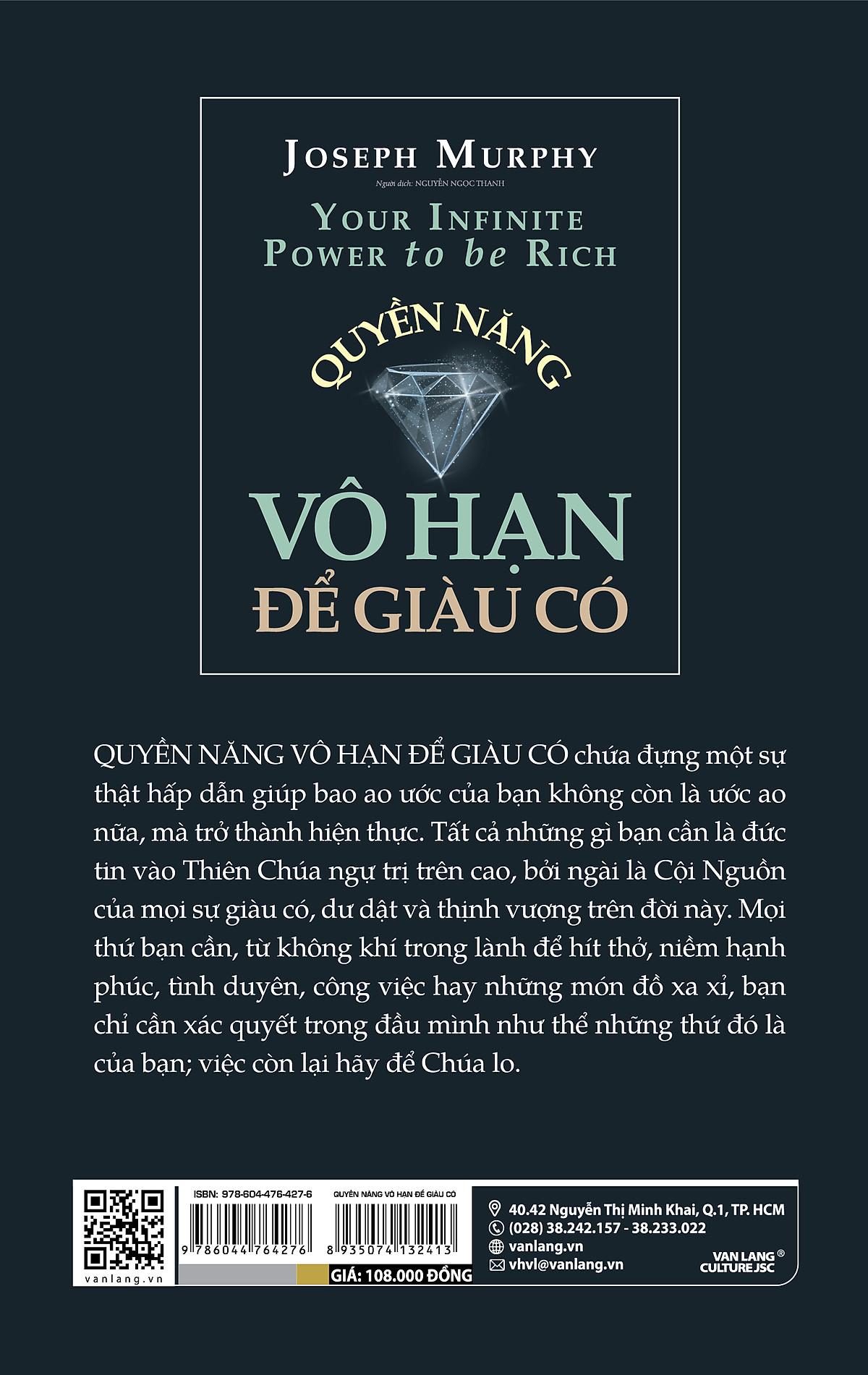 Quyền Năng Vô Hạn Để Giàu Có (Tái Bản 2023)
