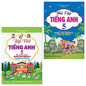 Sách - Bài Tập Tiếng Anh + Tập Viết Tiếng Anh Lớp 5 - Cuốn 2 Cuốn - Family And Friends 5 National Edition - Hồng Ân