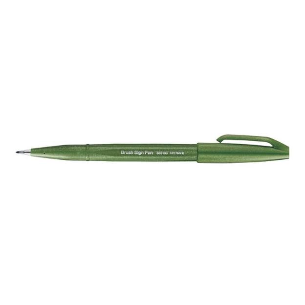 Bút Lông Màu Nước Pentel SES15C-D2 - Xanh Ô Liu