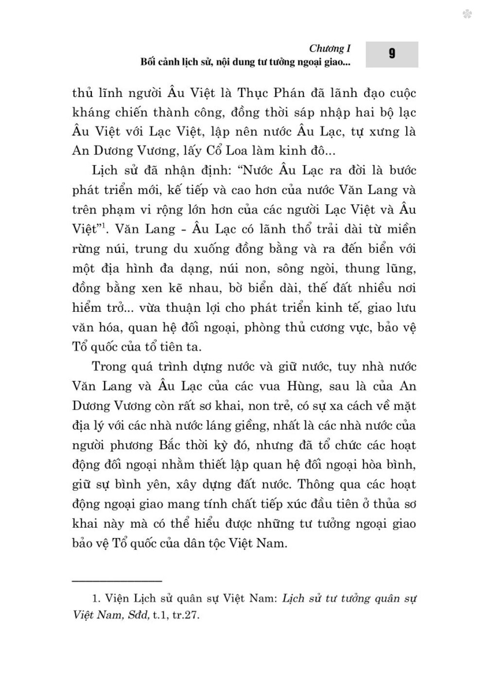Tư tưởng ngoại giao bảo vệ Tổ quốc trong lịch sử dân tộc Việt Nam (Từ thuở lập nước đến năm 1930)