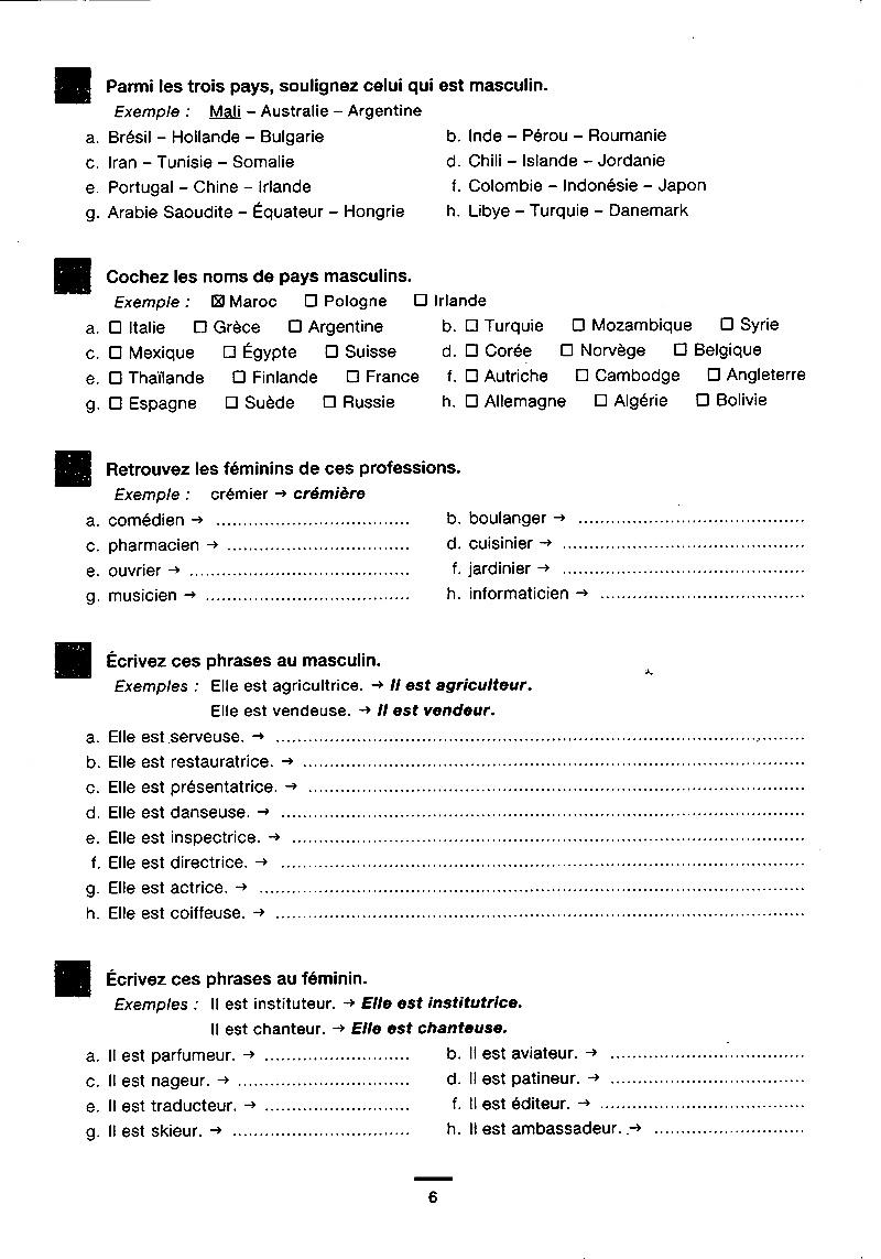 450 Nouveaux Exercices - Grammaire (Niveau Débutant)