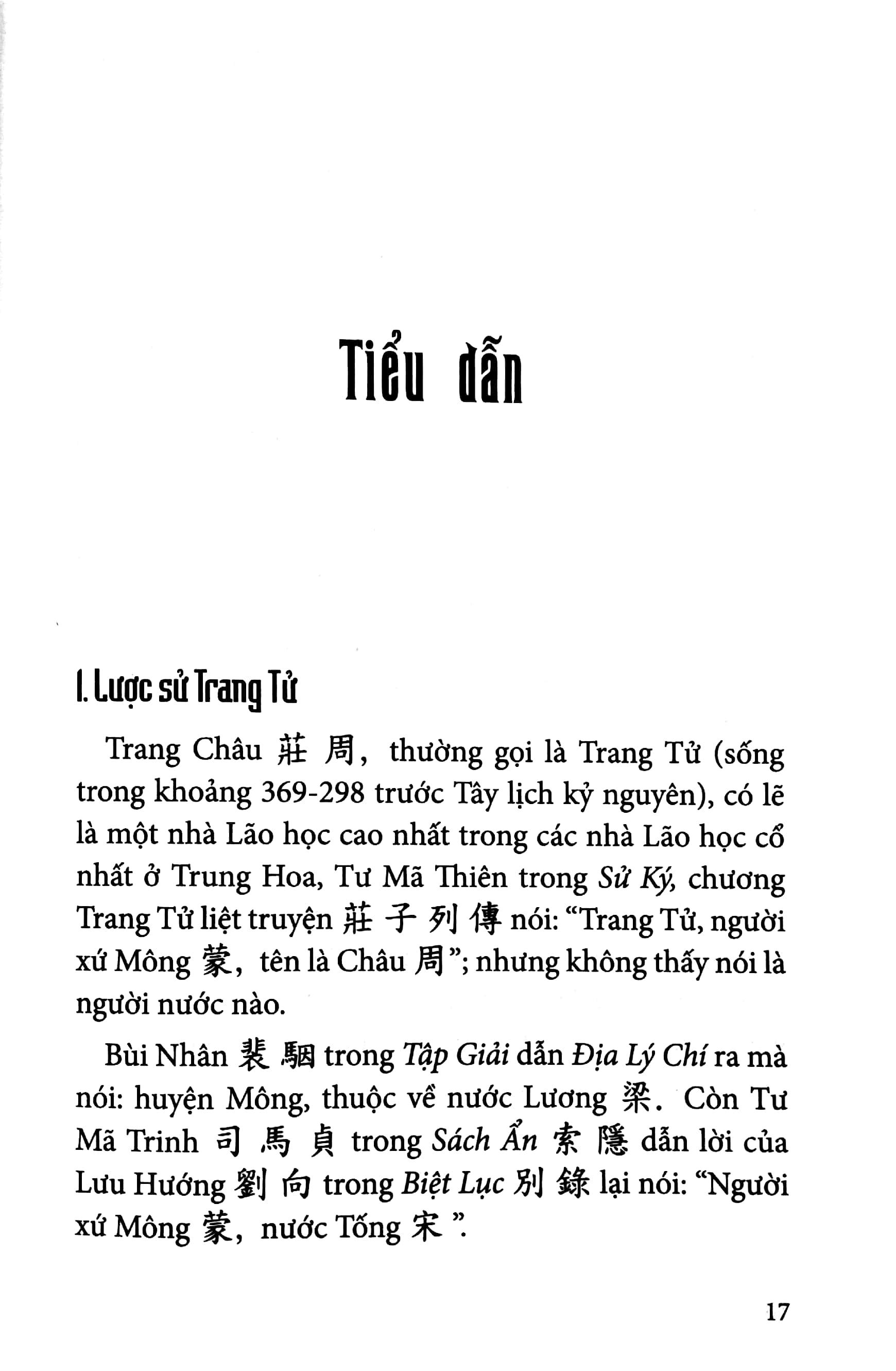 Trang Tử Nam Hoa Kinh (Thu Giang Nguyễn Duy Cần) (Tái Bản)