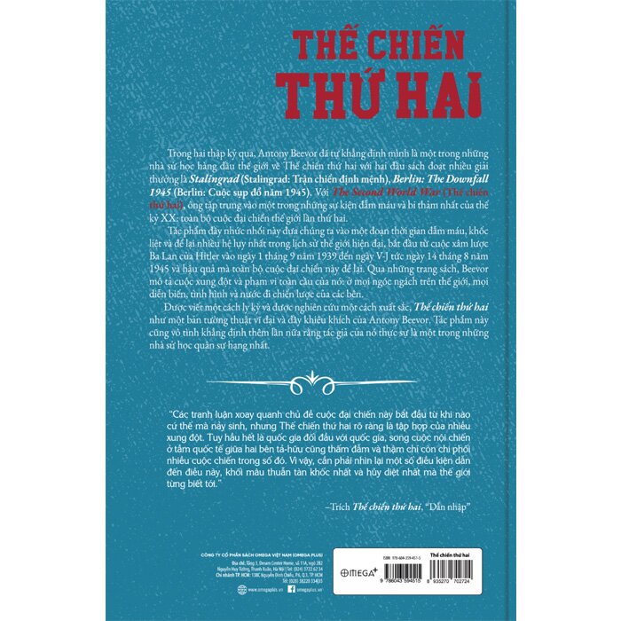 Combo 1 Cuốn sách: Thế Chiến Thứ Hai