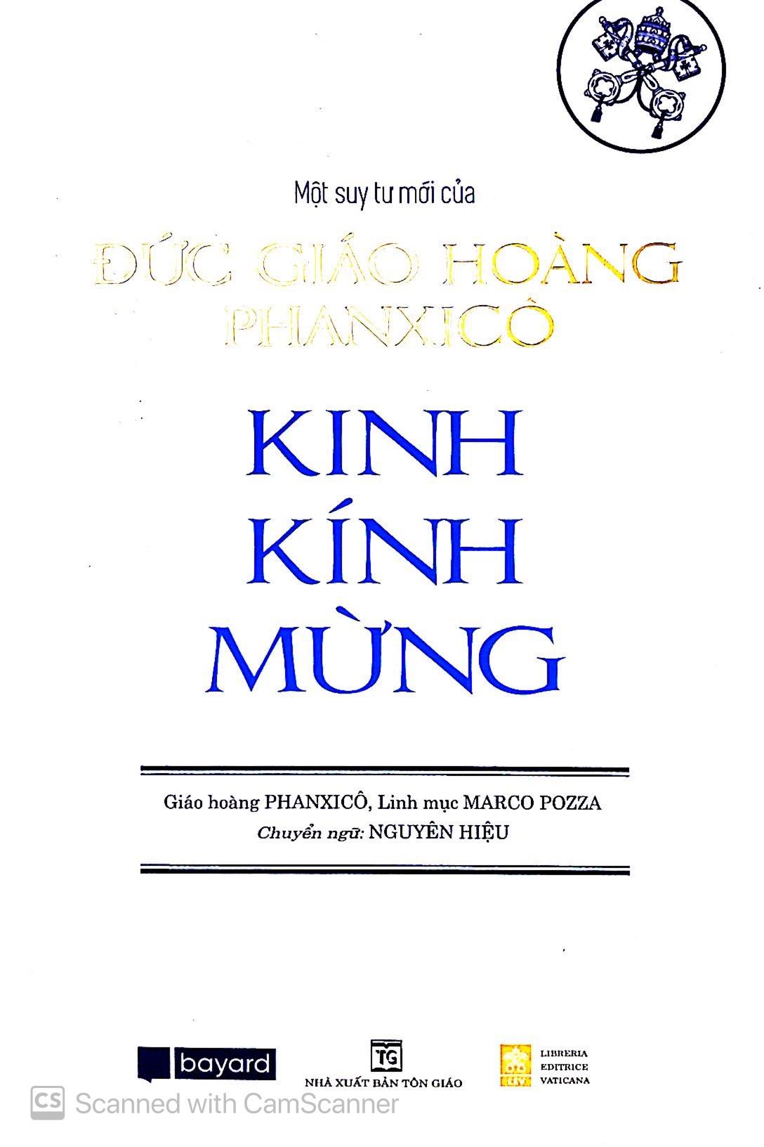 Kinh Kính Mừng - Một Suy Tư Mới Của Đức Giáo Hoàng Phanxicô