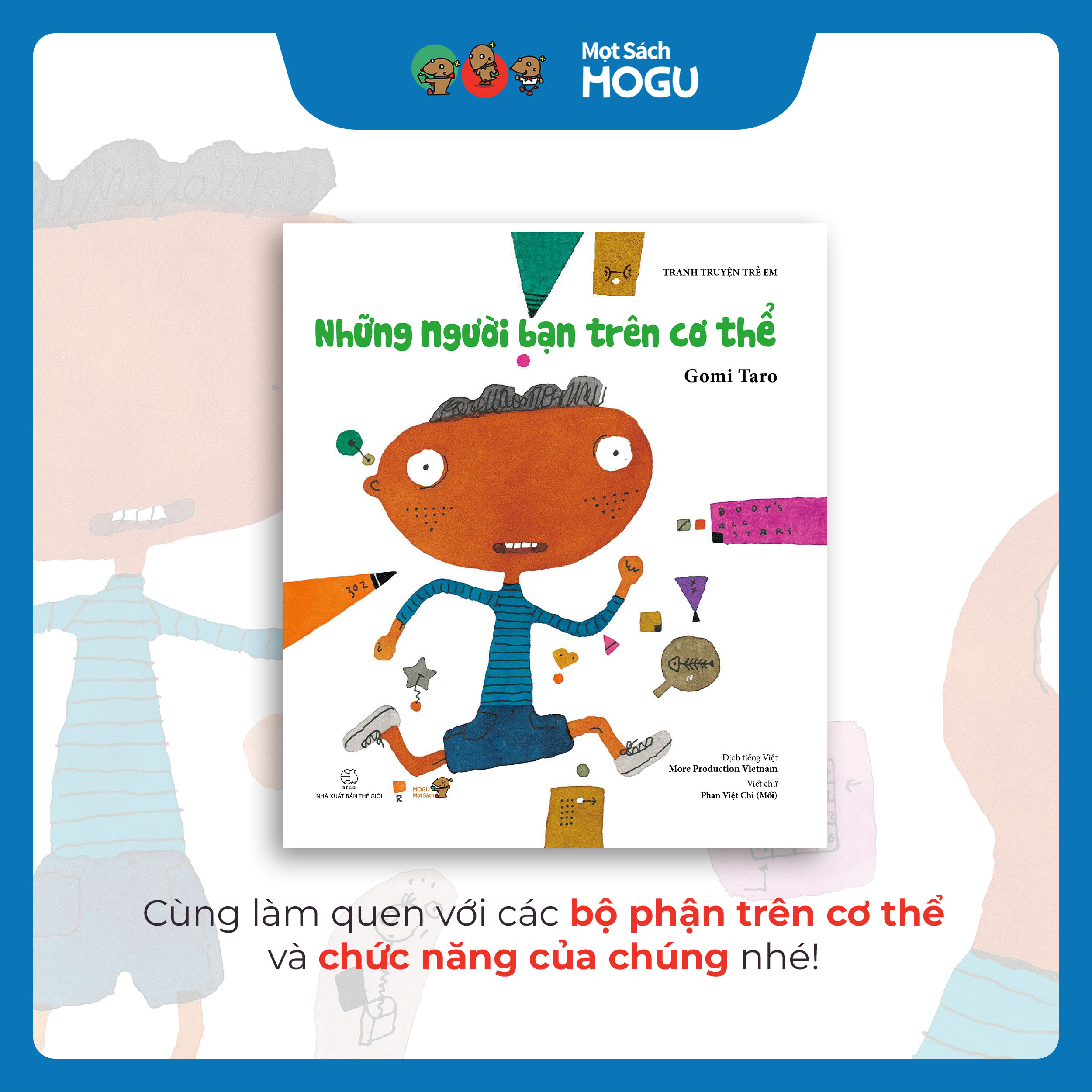 Truyện Ehon bé 3-4-5 tuổi - Những Người Bạn Trên Cơ Thể