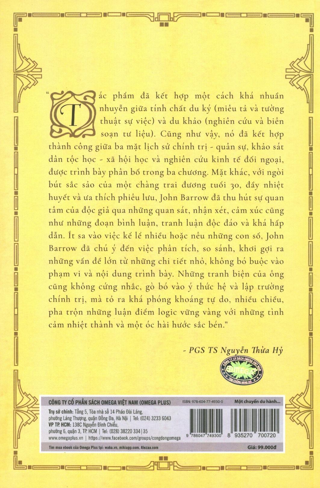 Một Chuyến Du Hành Đến Xứ Nam Hà (1792-1793)