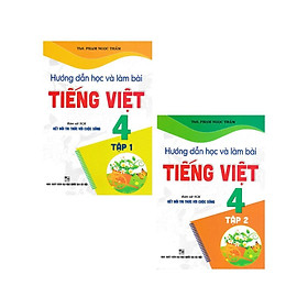 Sách - Hướng Dẫn Học Và Làm Bài Tiếng Việt Lớp 4 - Combo 2 Tập - Bám Sát SGK Kết Nối Tri Thức Với Cuộc Sống - Hồng Ân