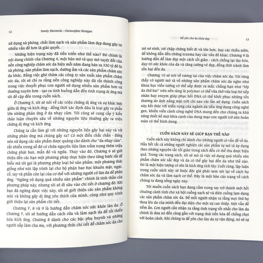 Để Yên Cho Da Khỏe Đẹp