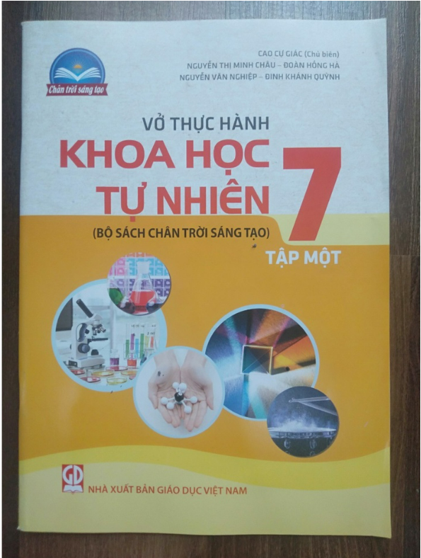 Sách - Vở thực hành Khoa học tự nhiên 7 - Tập 1 (Bộ sách Chân trời sáng tạo)