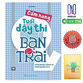 Sách - Cẩm nang tuổi dậy thì dành cho bạn trai