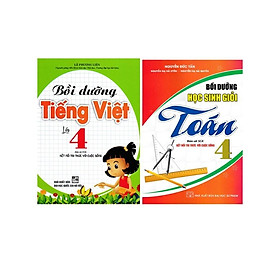 Sách - Bồi Dưỡng Học Sinh Giỏi Toán + Bồi Dưỡng Tiếng Việt Lớp 4 - Bám Sát SGK Kết Nối - Hồng Ân