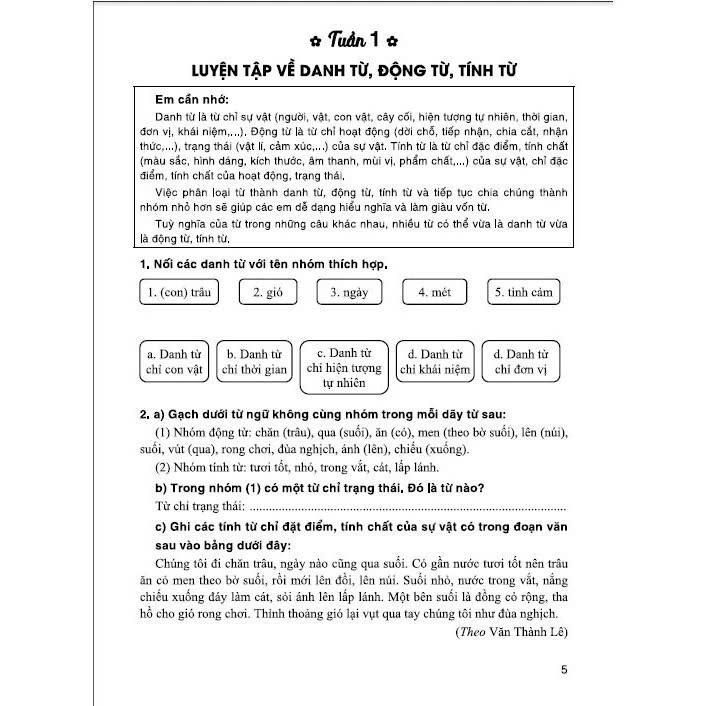 Sách - Vở Bài Tập Nâng Cao Từ Và Câu Lớp 5 - Dùng Chung Các Bộ SGK Hiện Hành - Hồng Ân
