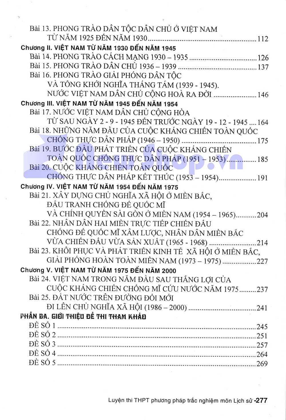 Phương Pháp Trắc Nghiệm Môn Lịch Sử