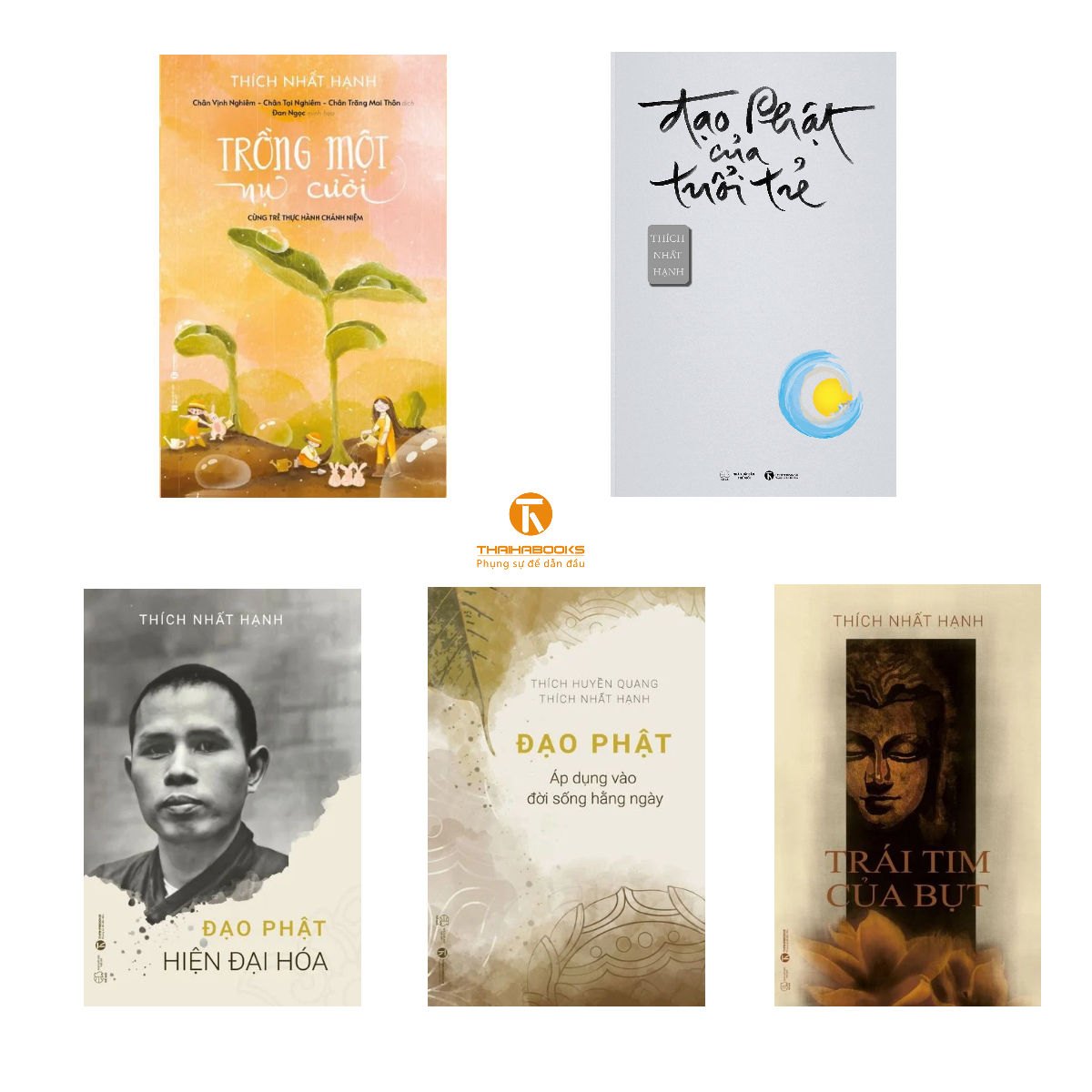 Sách - Trọn bộ sách của Thiền sư Thích Nhất Hạnh (25 cuốn) - Thái Hà Books
