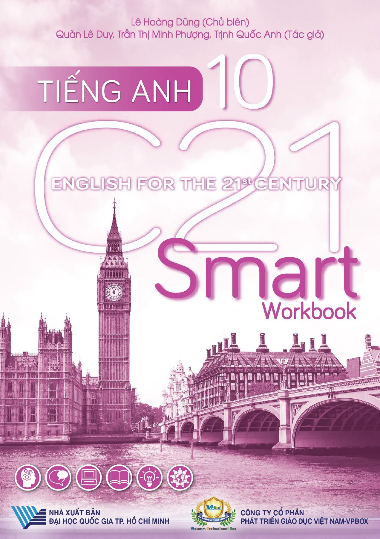 Tiếng Anh 10 - C21 - Smart - Workbook (2022)