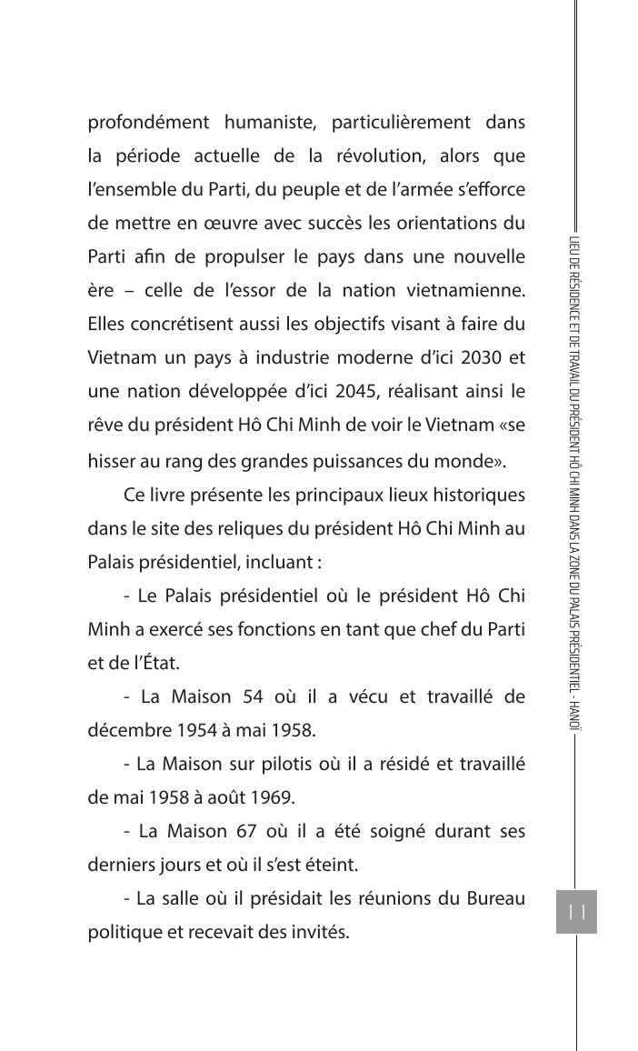 Lieu de residence et de travail du pesident Ho Chi Minh dans la zone du palais presidentiel - Hà Nội