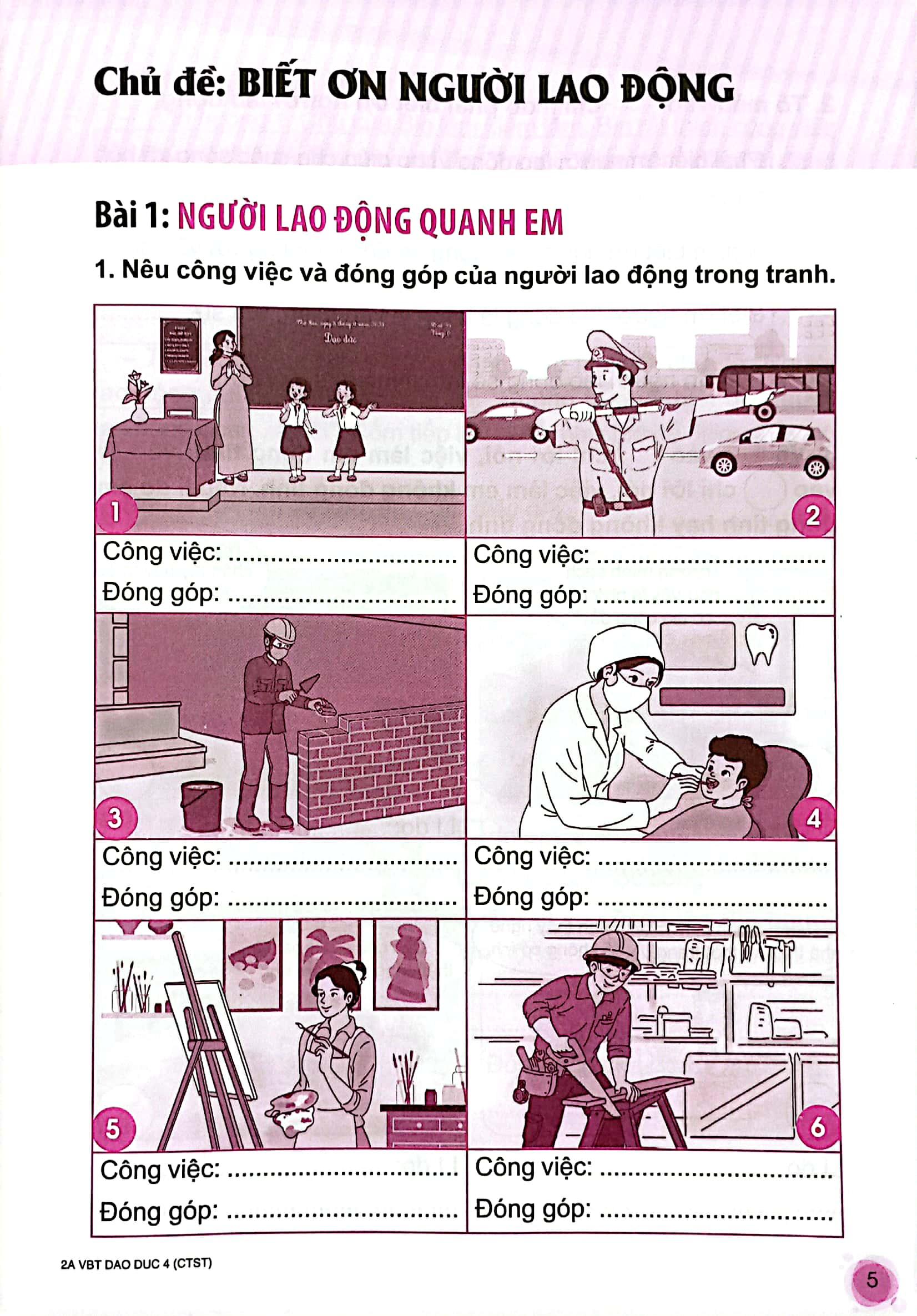 Vở Bài Tập Đạo Đức 4 (Chân Trời Sáng Tạo) (2023)