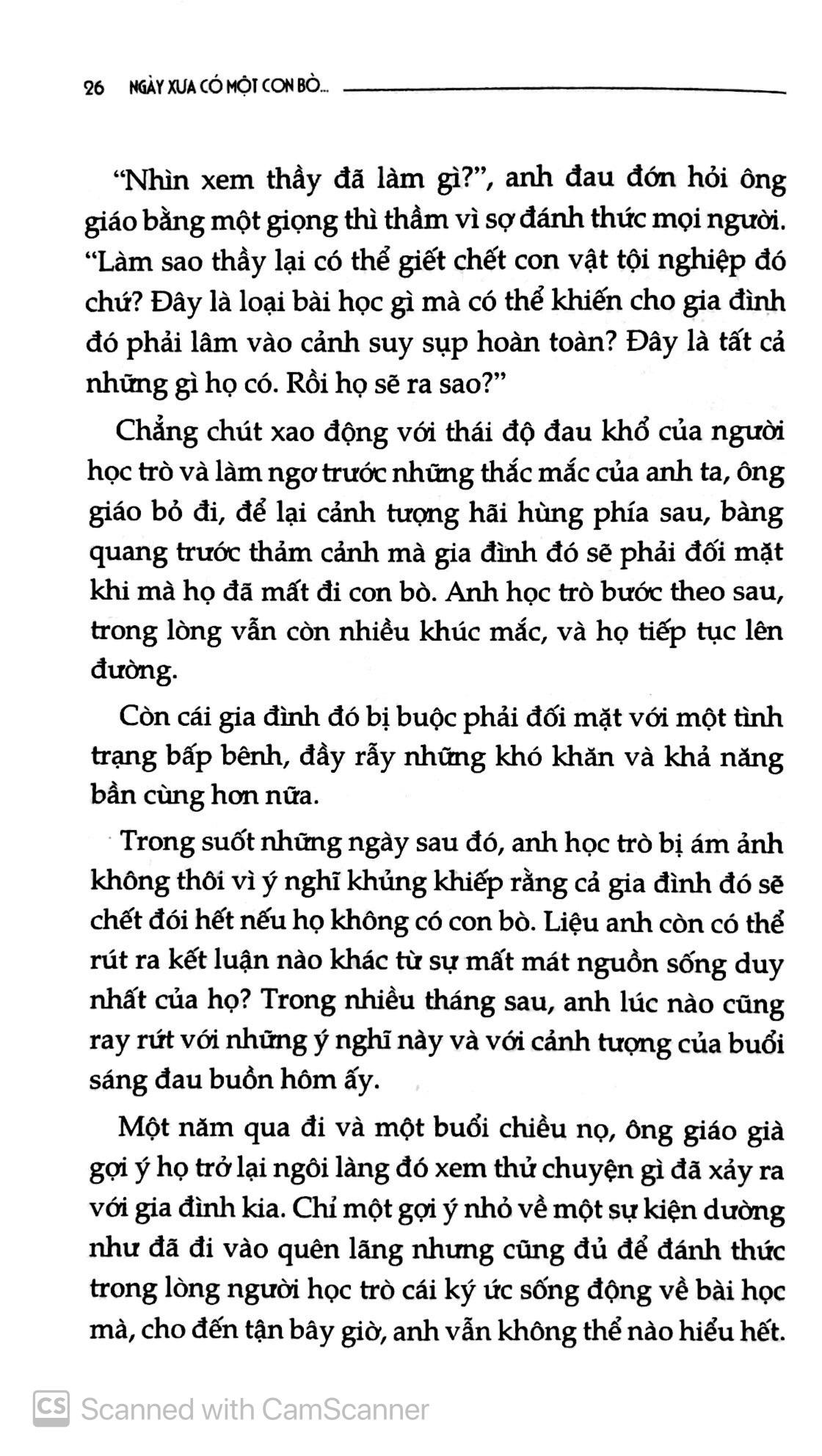 Ngày Xưa Có Một Con Bò (Tái Bản 2019)