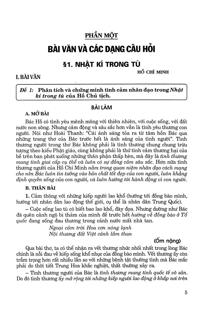 Ôn Tập Luyện Thi Trắc Nghiệm THPTQG 2019 - Môn Văn