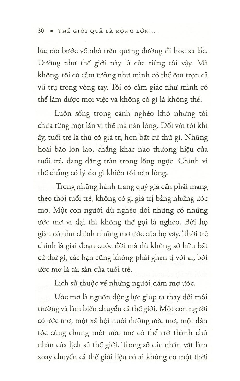Thế Giới Quả Là Rộng Lớn Và Có Rất Nhiều Việc Phải Làm (Tái Bản)