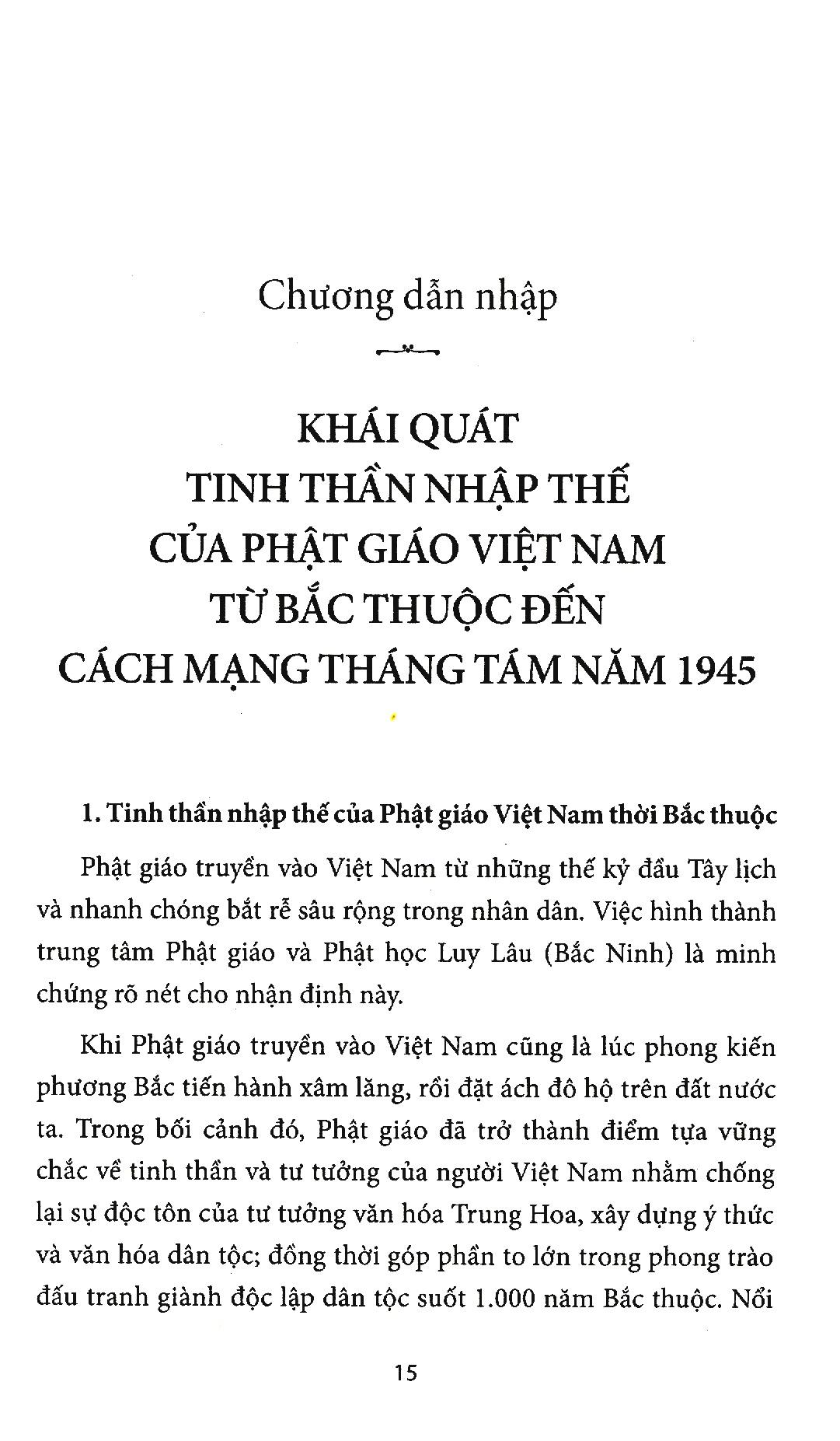 Tinh Thần Nhập Thế Của Phật Giáo Việt Nam (1945 - 1975)