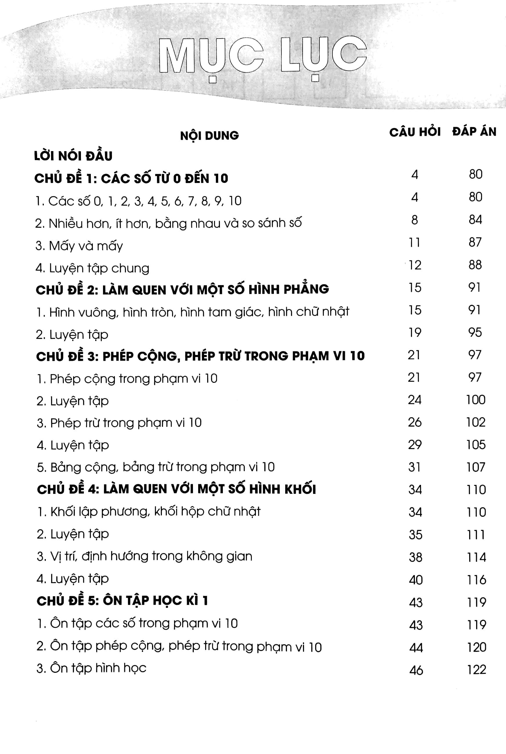 Tuyển Chọn Các Bài Toán Hay Và Khó Lớp 1 (Biên Soạn Theo Chương Trình Giao Dục Phổ Thông Mới)