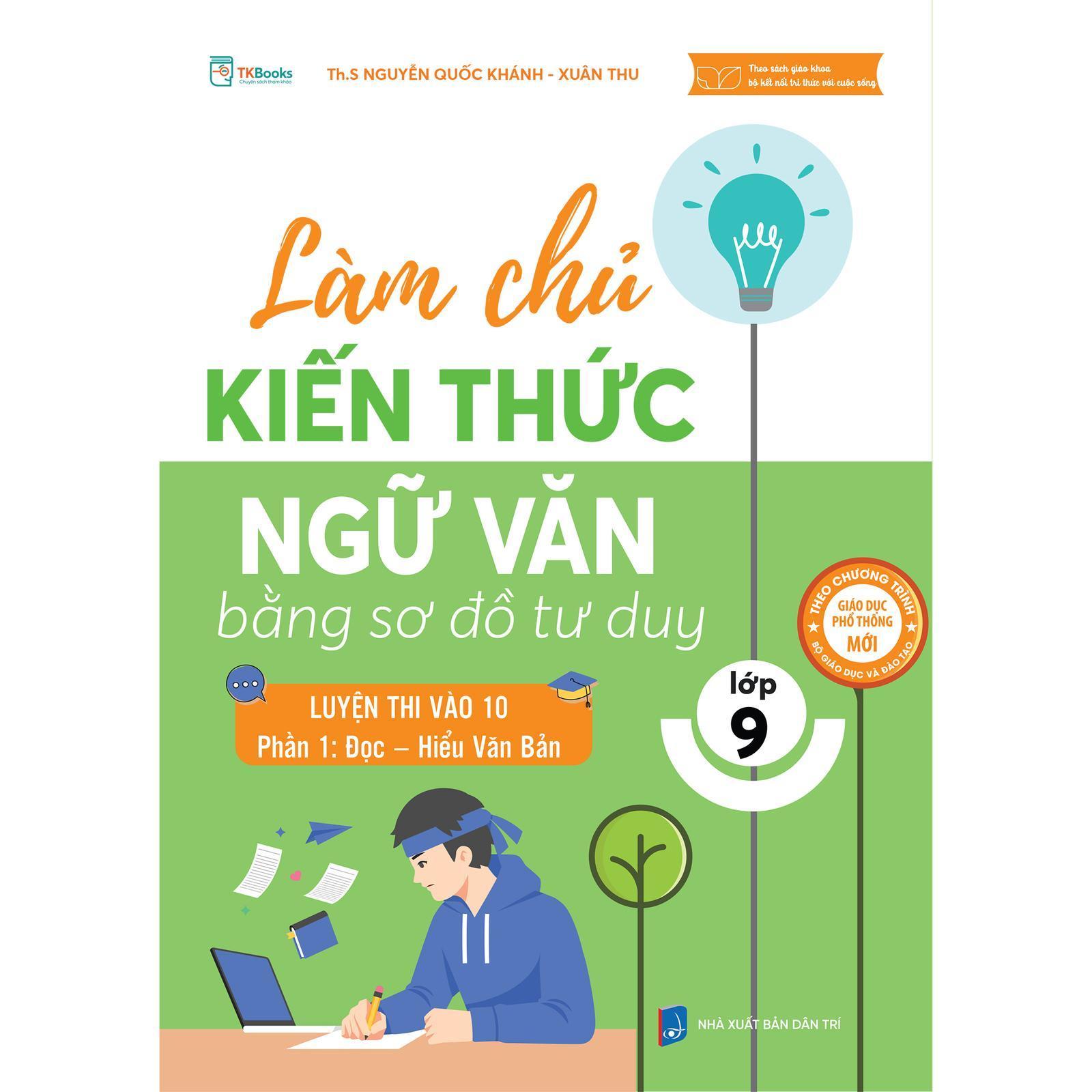 Làm Chủ Kiến Thức Ngữ Văn Lớp 9 Bằng Sơ Đồ Tư Duy - Luyện Thi Vào 10 Phần 1: Đọc - Hiểu Văn Bản - Bản Quyền