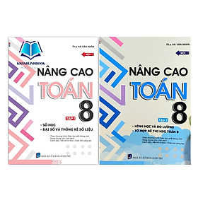 Sách - Combo nâng cao toán 8 - tập 1 + 2
