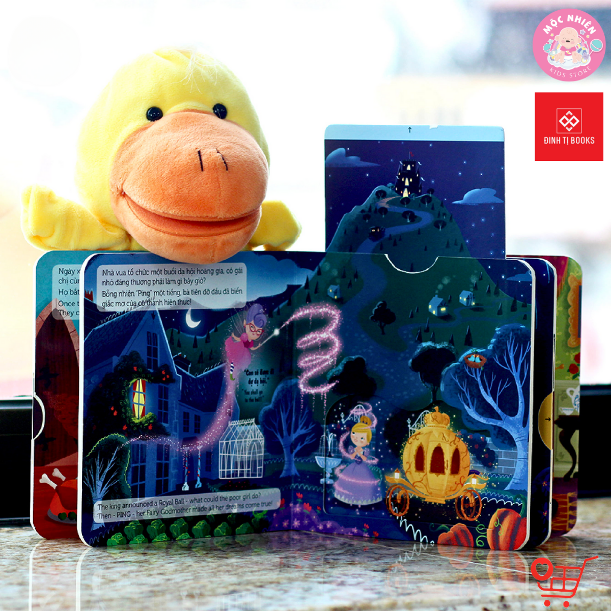 Sách Tương Tác Chuyển Động First Stories Cho Bé 0 - 6 Tuổi (Nhiều Chủ Đề) - Đinh Tị - Mộc Nhiên